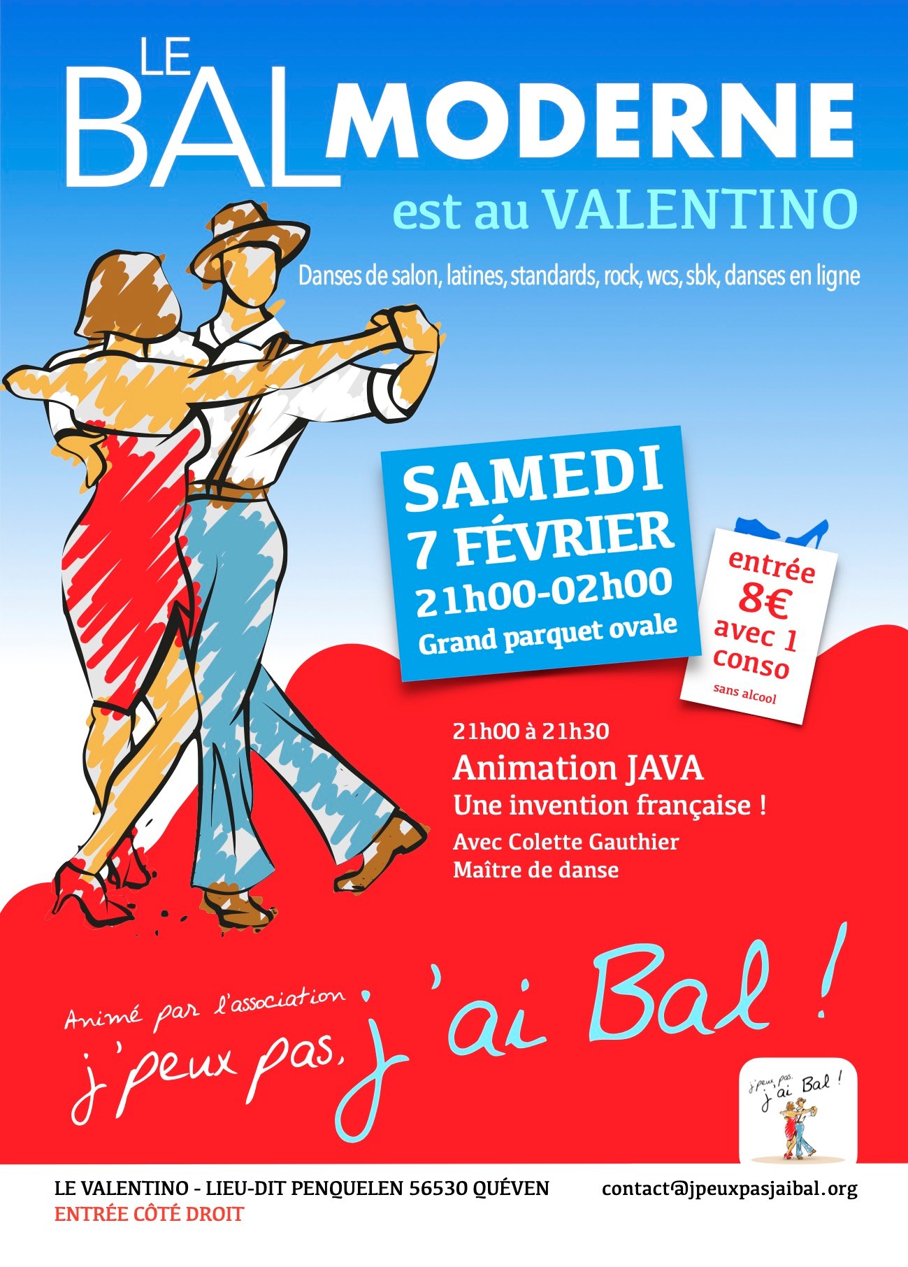 Bal Moderne au Valentino, animation Java