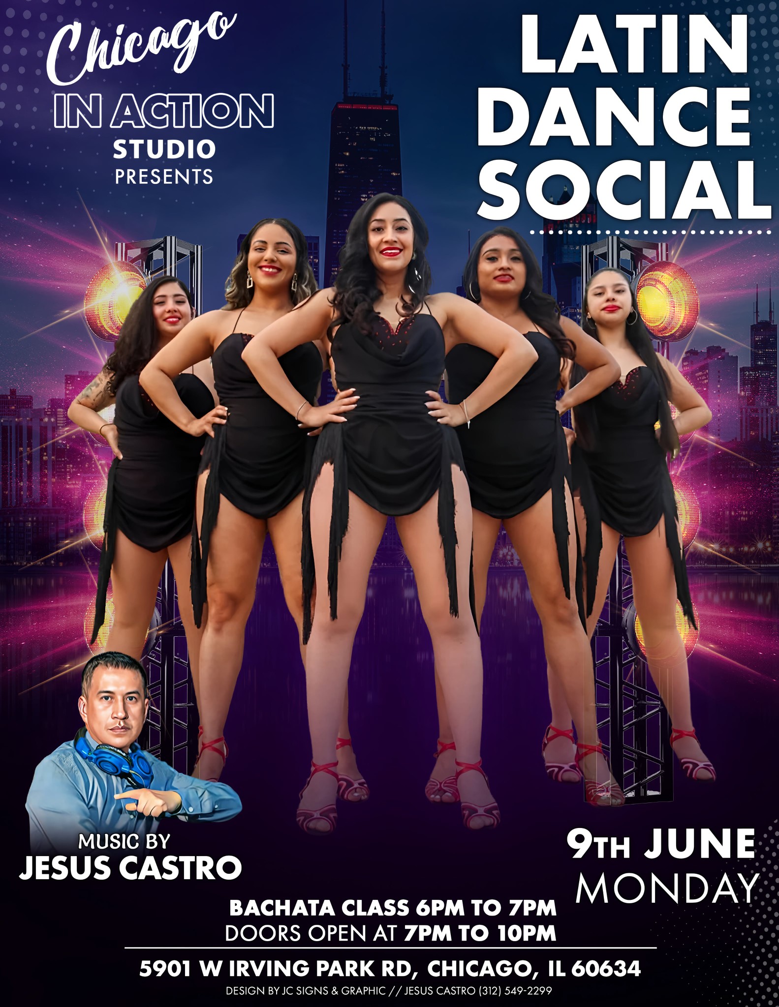 Latin Dance Social & Bachata Class by Dolls in Action Chicago