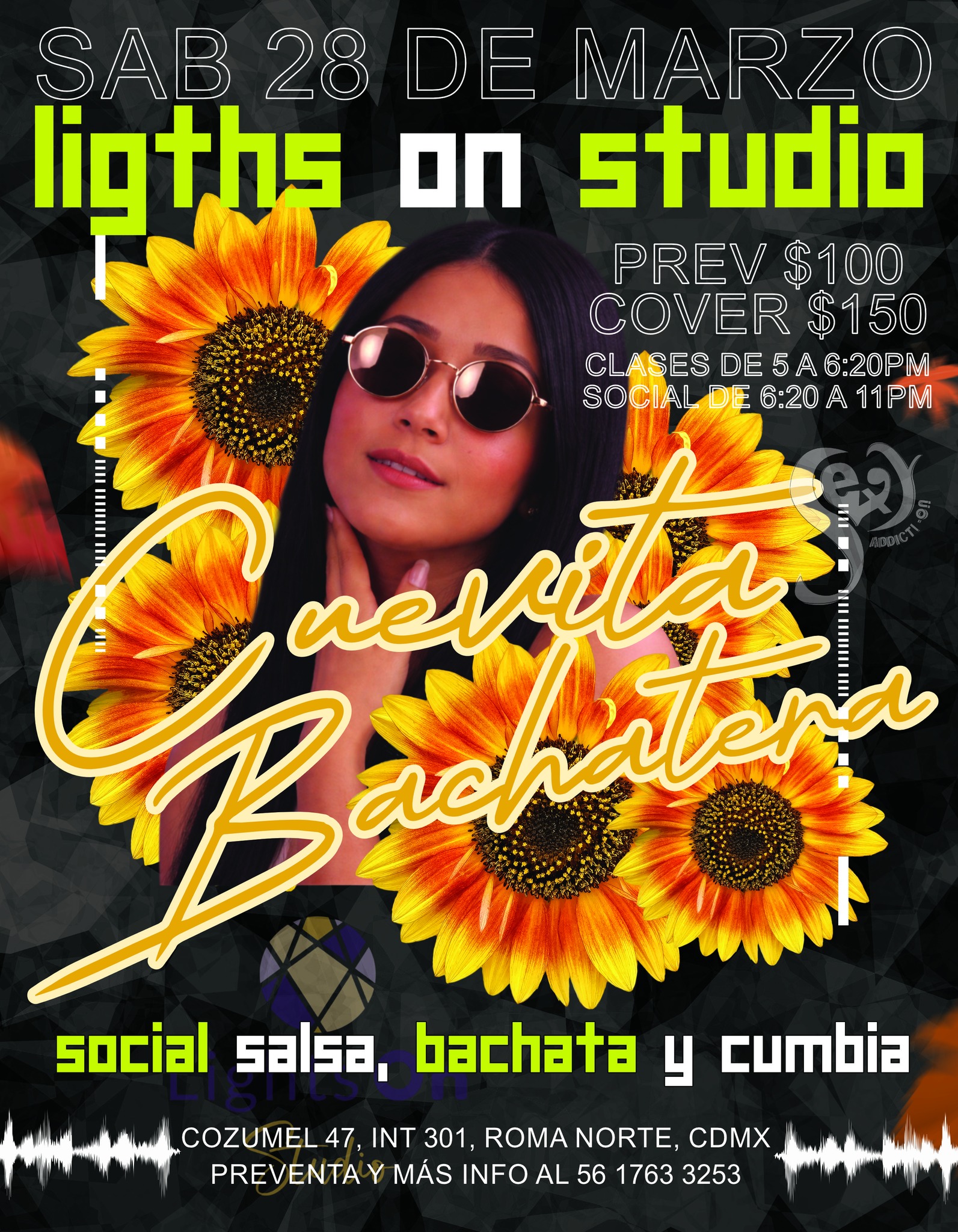 Cuevita bachatera social salsa, bachata y cumbia Marzo