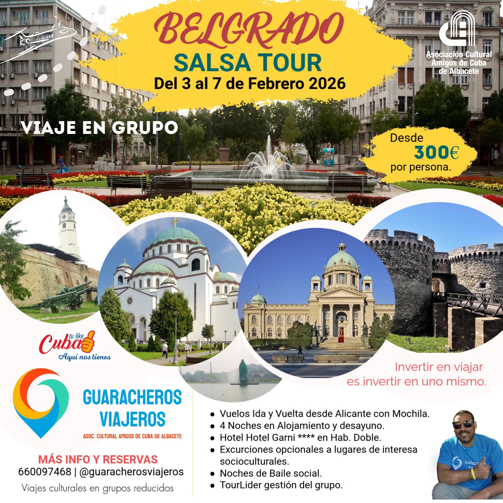 Viaje a "Belgrado Salsa Tour" by Guaracheros Viajeros
