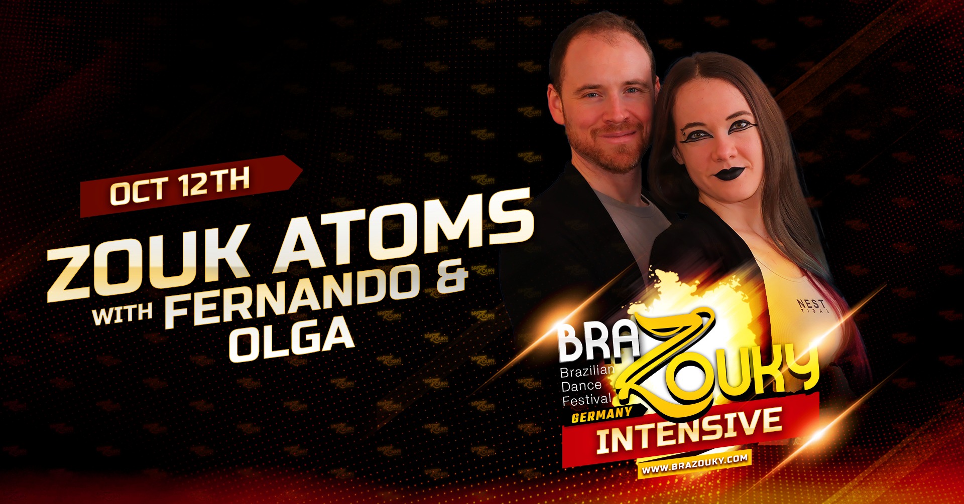 Zouk Atoms Intensive with Fernando & Olga BraZouky Germany 2025