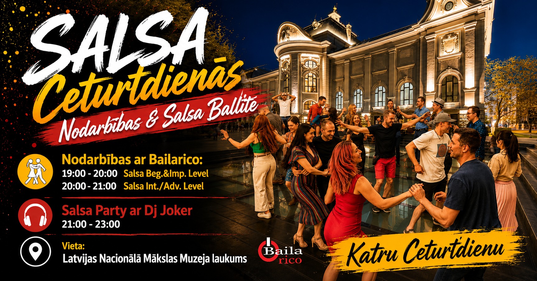 SALSA Open-Air Nodarbības & Ballīte