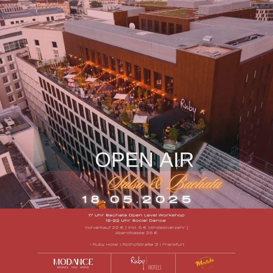 Bachata Salsa Open Air Ruby Hotel Frankfurt