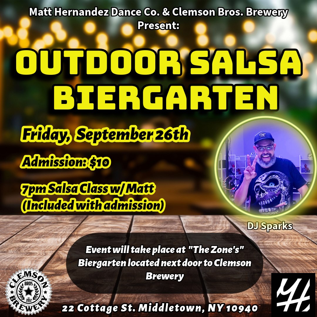 Outdoor Salsa Biergarten