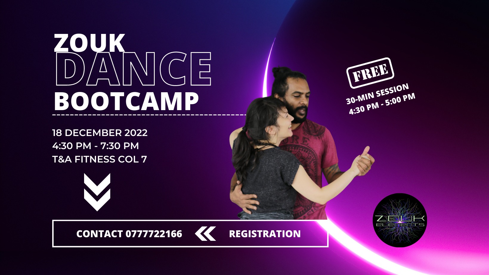 Zouk Dance Bootcamp (One Day Special!)