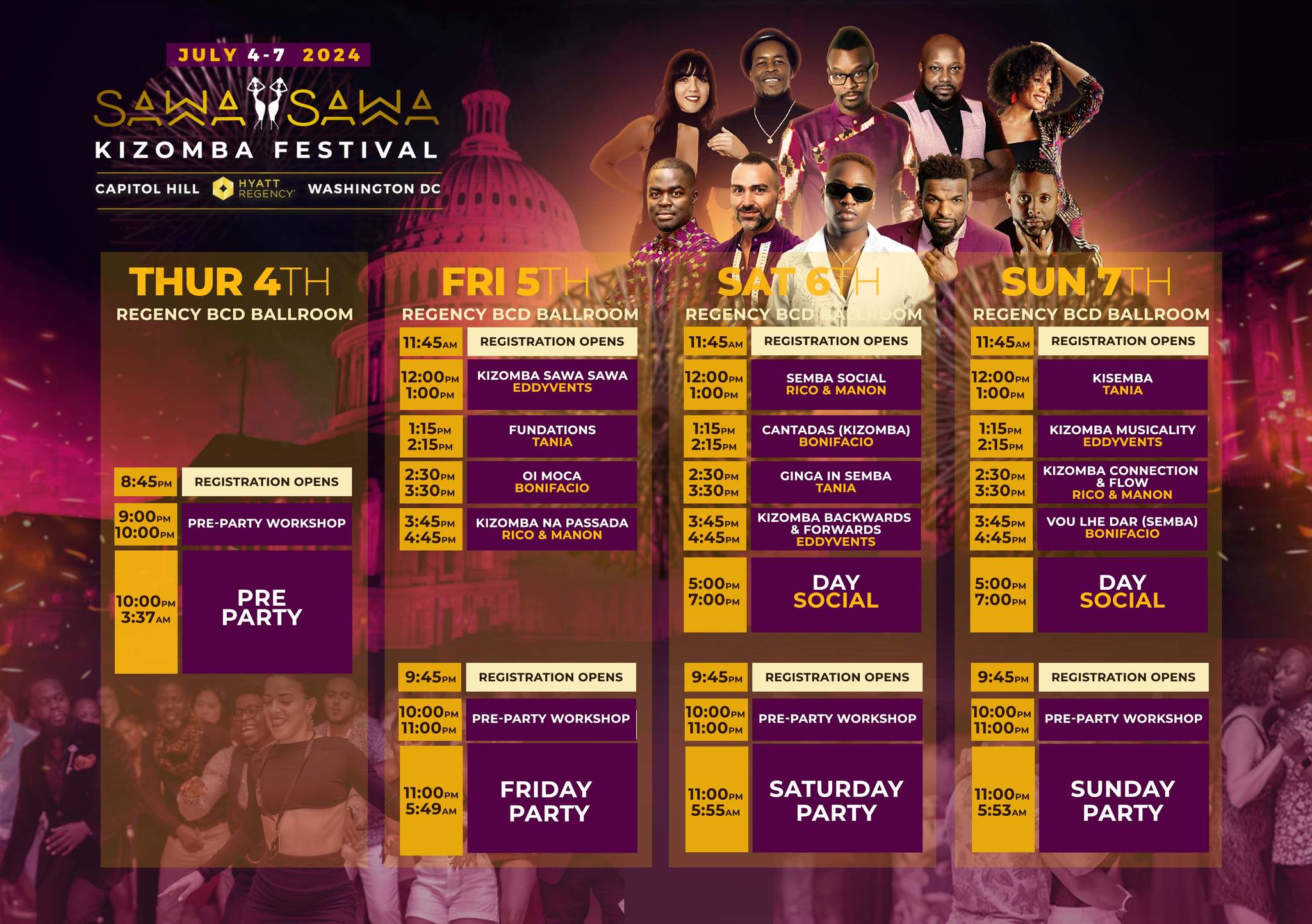 Sawa Sawa Kizomba Festival - Summer 2024