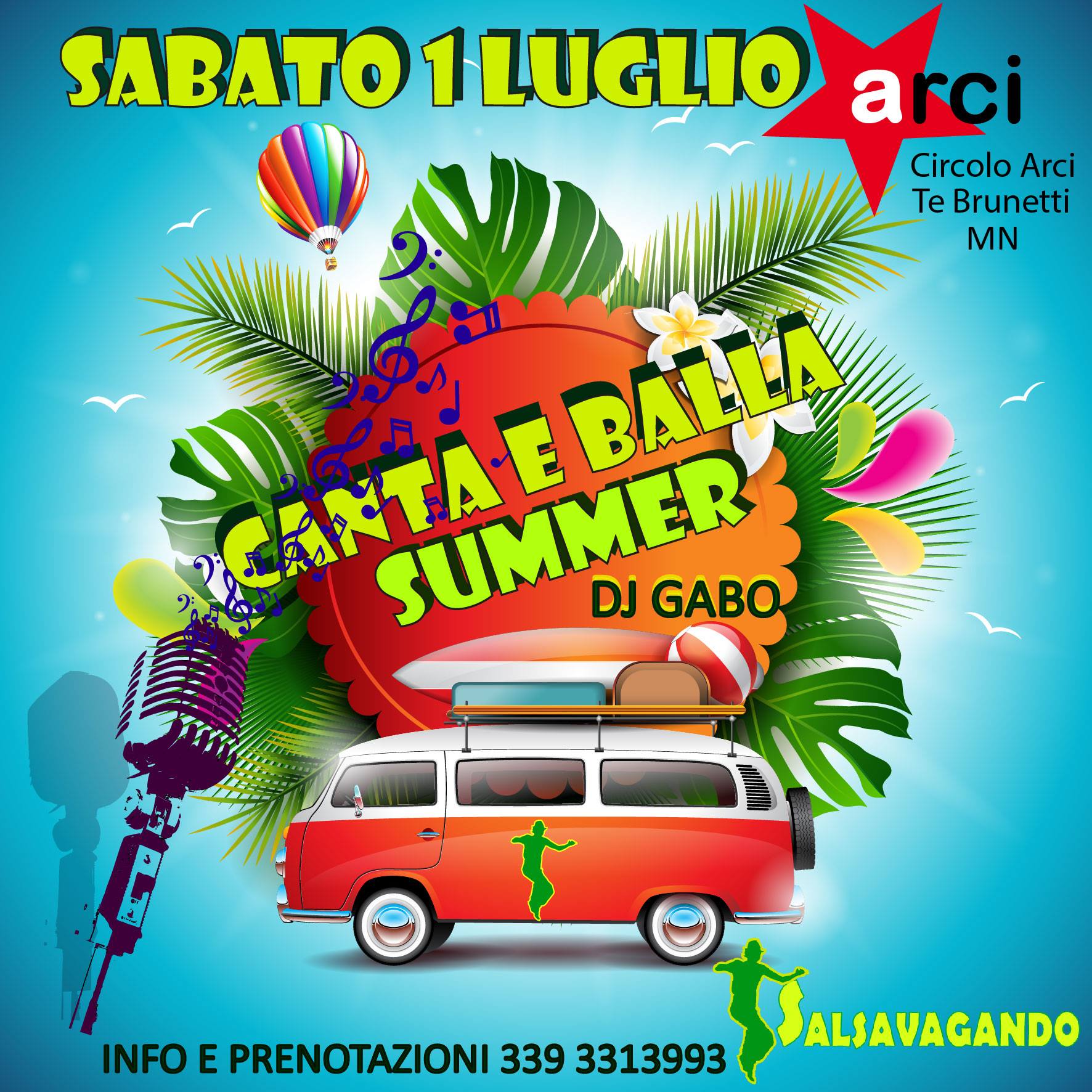 Sabato 1 Luglio Canta E Balla Summer