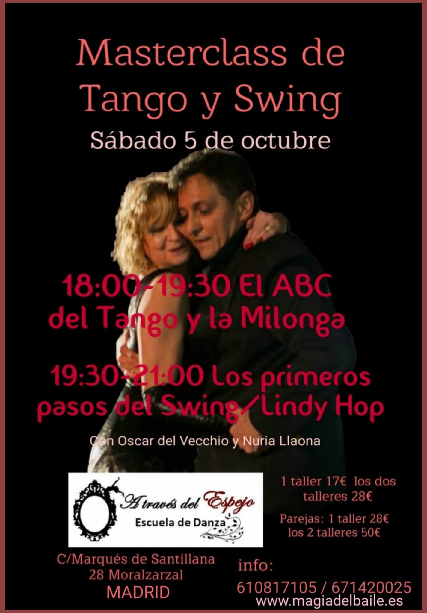 Quieres aprender a bailar Tango y Lindy Hop?