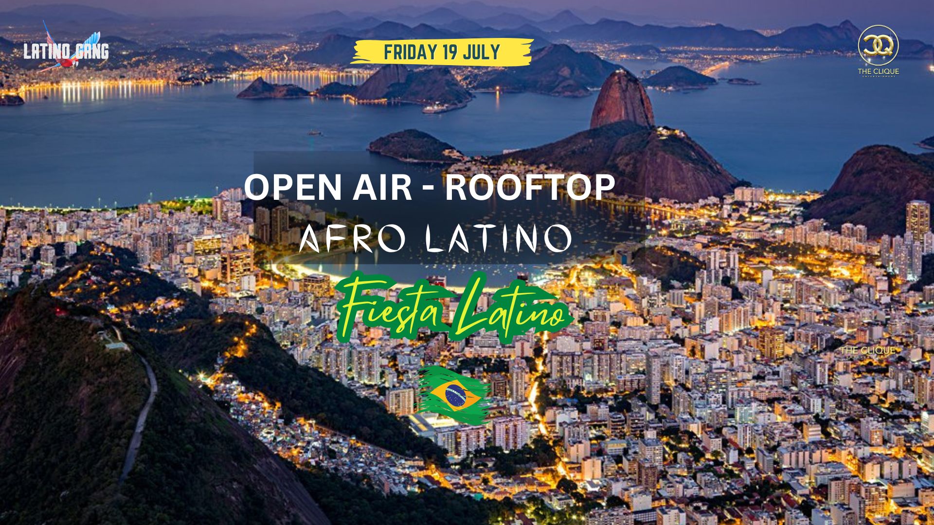 LATINO FIESTA - Open AIR - ROOFTOP - AFRO LATINO