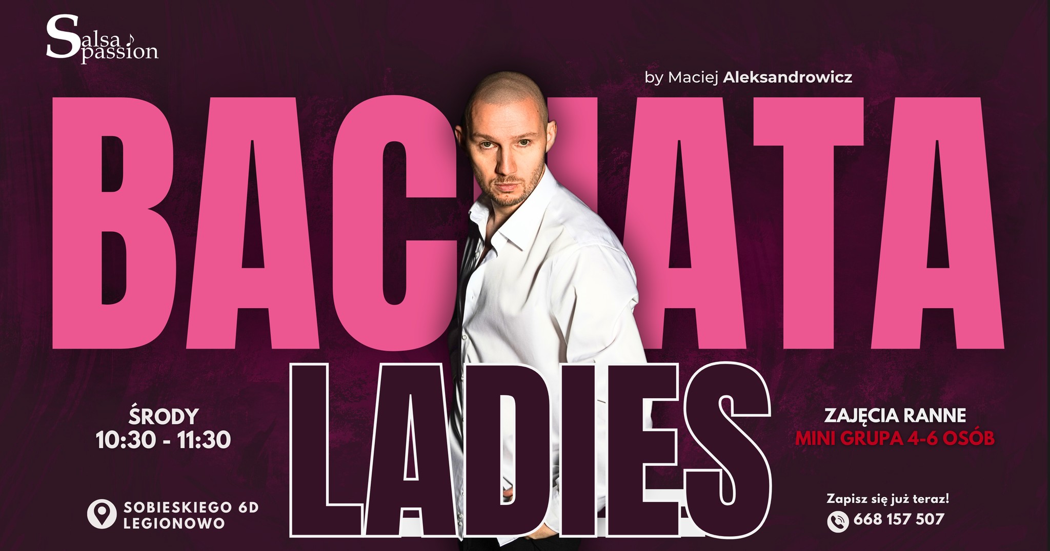 Bachata Ladies Legionowo (poranne zajęcia w mini grupie 4-6 osób)