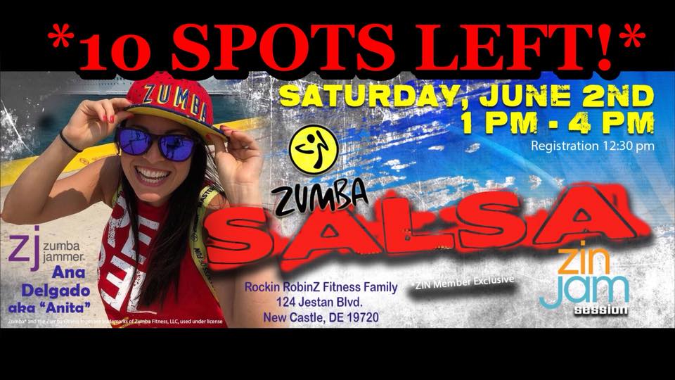 *8 SPOTS LEFT! Salsa ZIN Jam Session w ZJ Ana Delgado Delaware