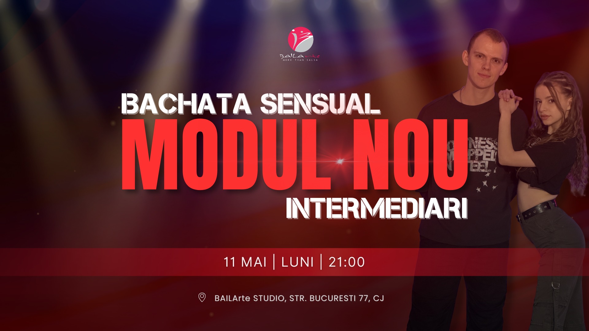 Modul Bachata Sensual 11 Mai, Cluj-Napoca