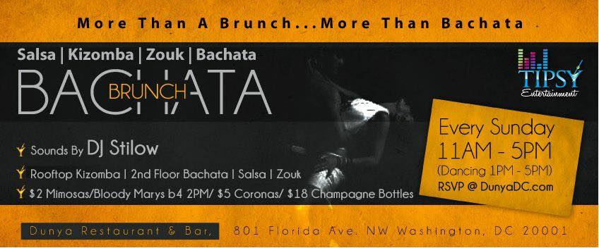 Bachata Brunch Sunday at DunyaDC