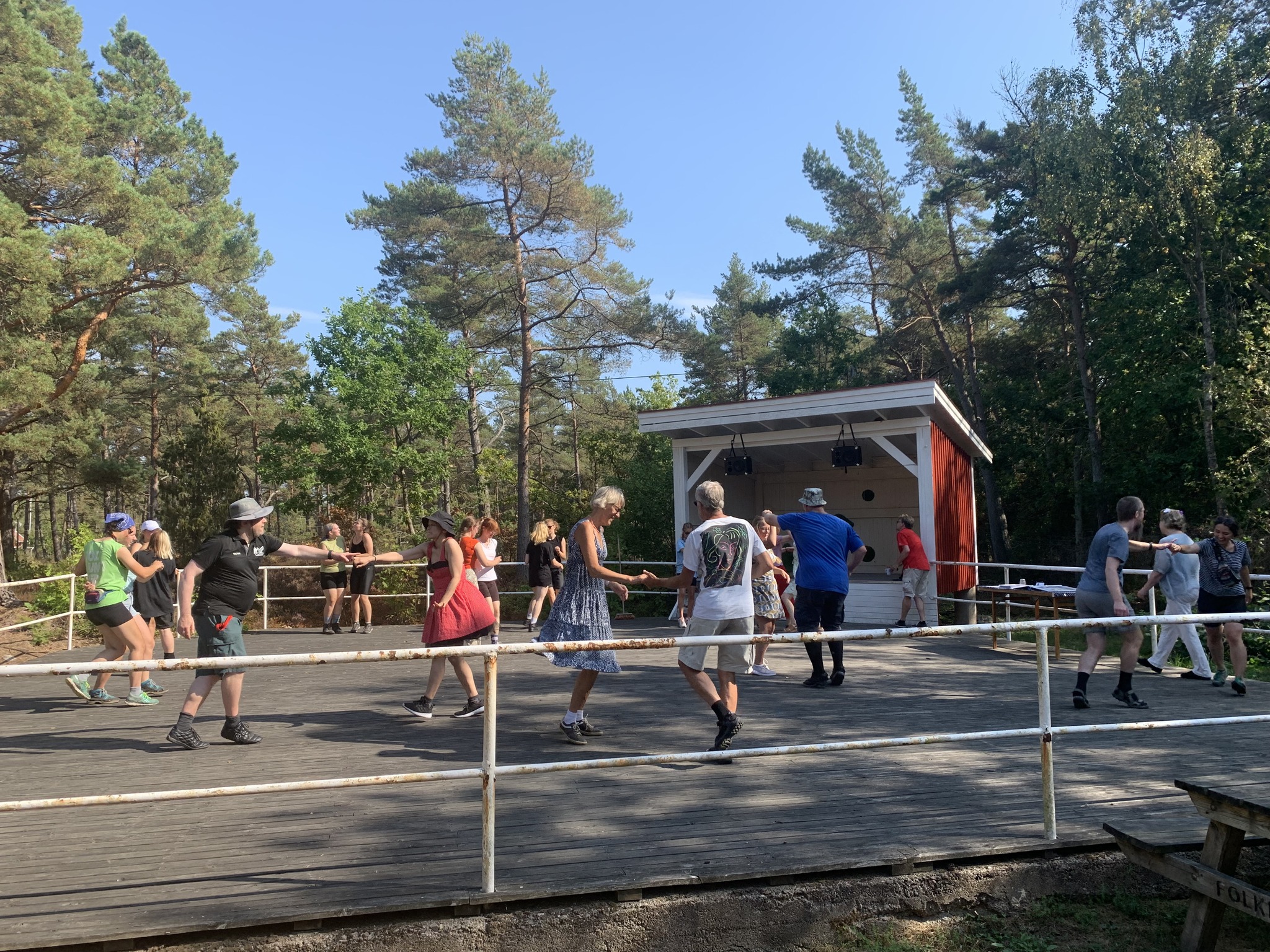 Lindy hop på Aspö Kulturrunda