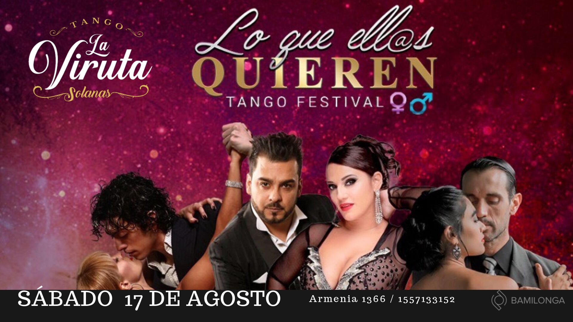 Lo que ellos quieren Tango Festival en La Viruta de Solanas