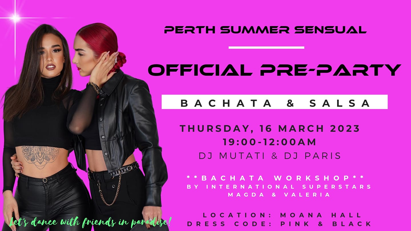 Perth Summer Sensual 2023 Pre-party