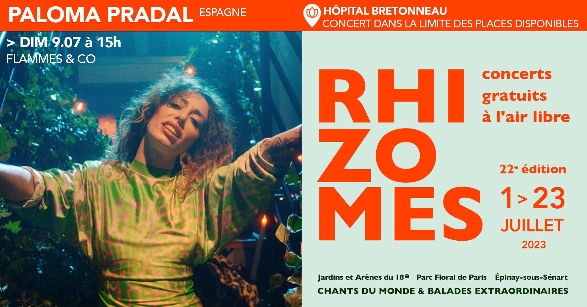 Paloma Pradal (Espagne) ࿓ 09.07 ✦ Festival Rhizomes du 1er au 23.07.23
