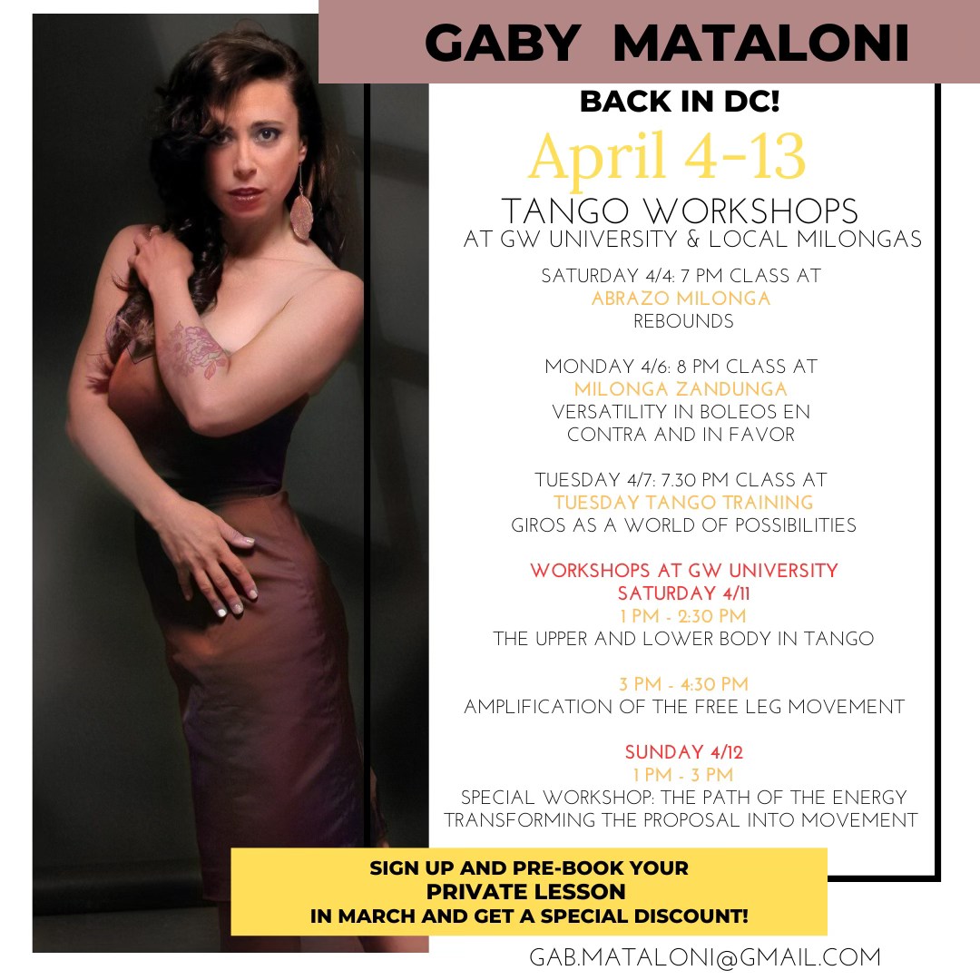 Gaby Mataloni again in DC!