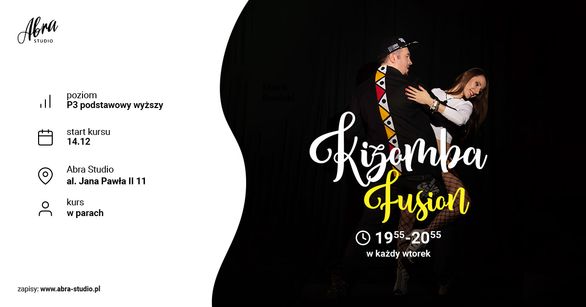 Kizomba Fusion - nabór na poziom P3! 14.12