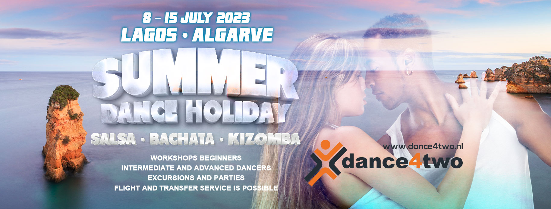 Dance4Two summer holiday Lagos Portugal
