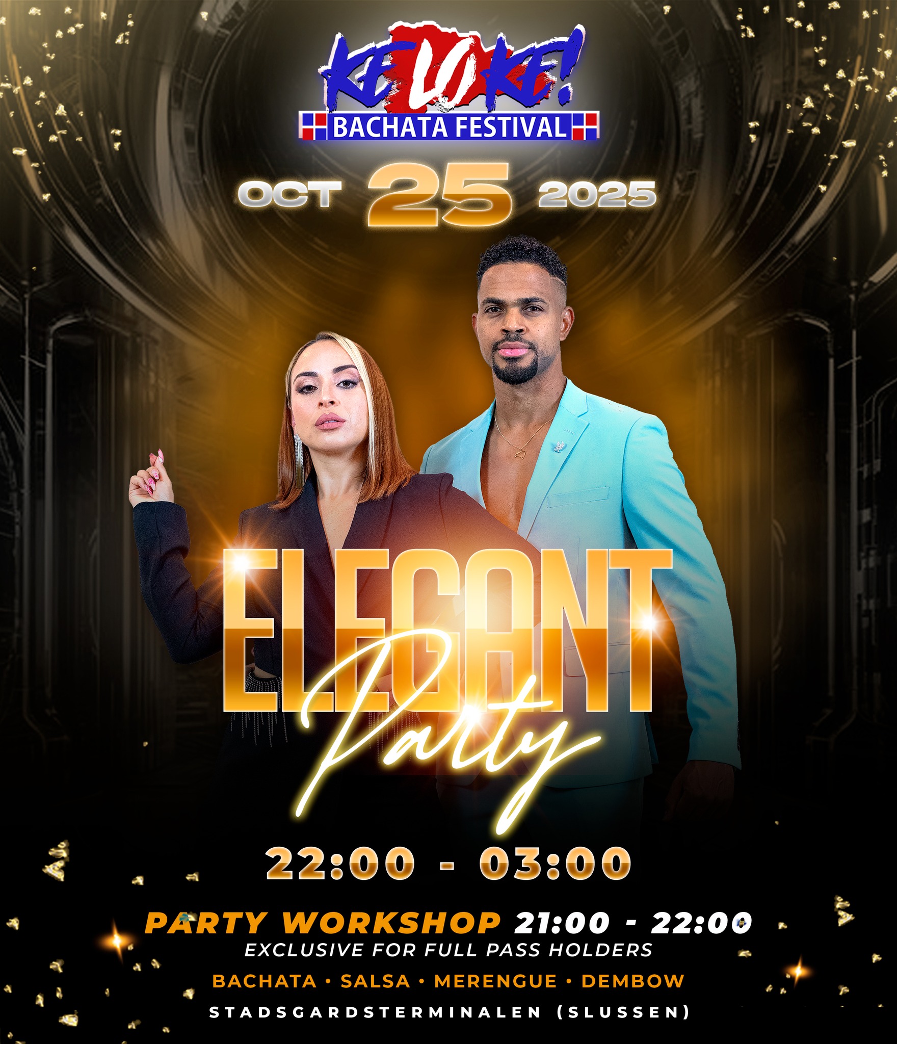 Keloke Bachata Festival- Saturday Party - Elegant party