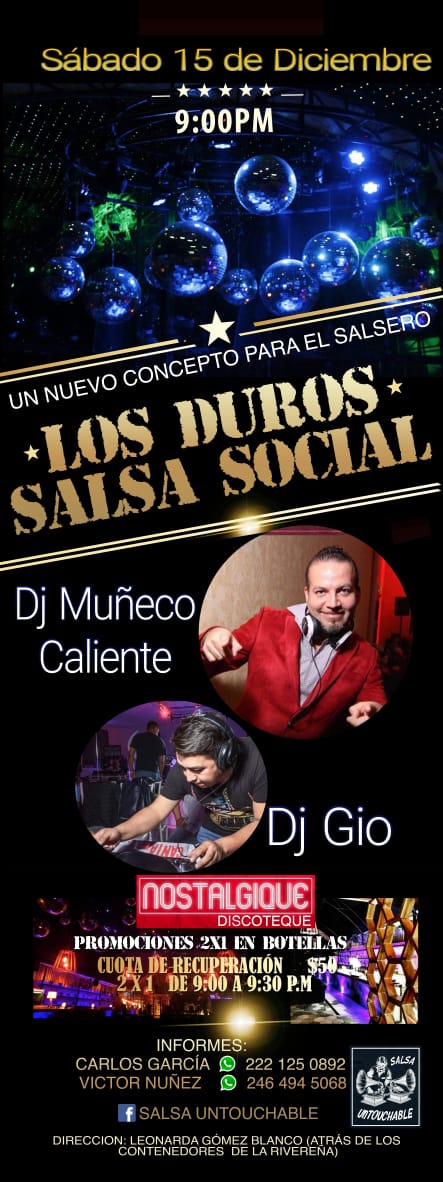Los Duros Salsa Social Diciembre