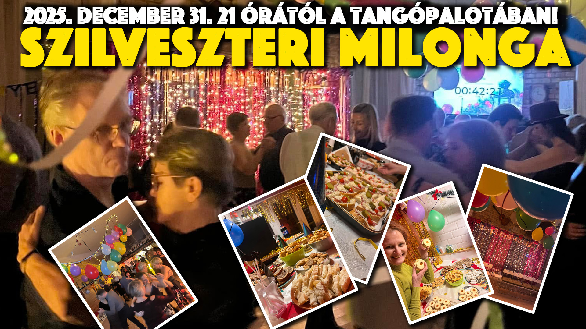 Szilveszteri - Tangó Party - Buli-milonga a 'Palotában