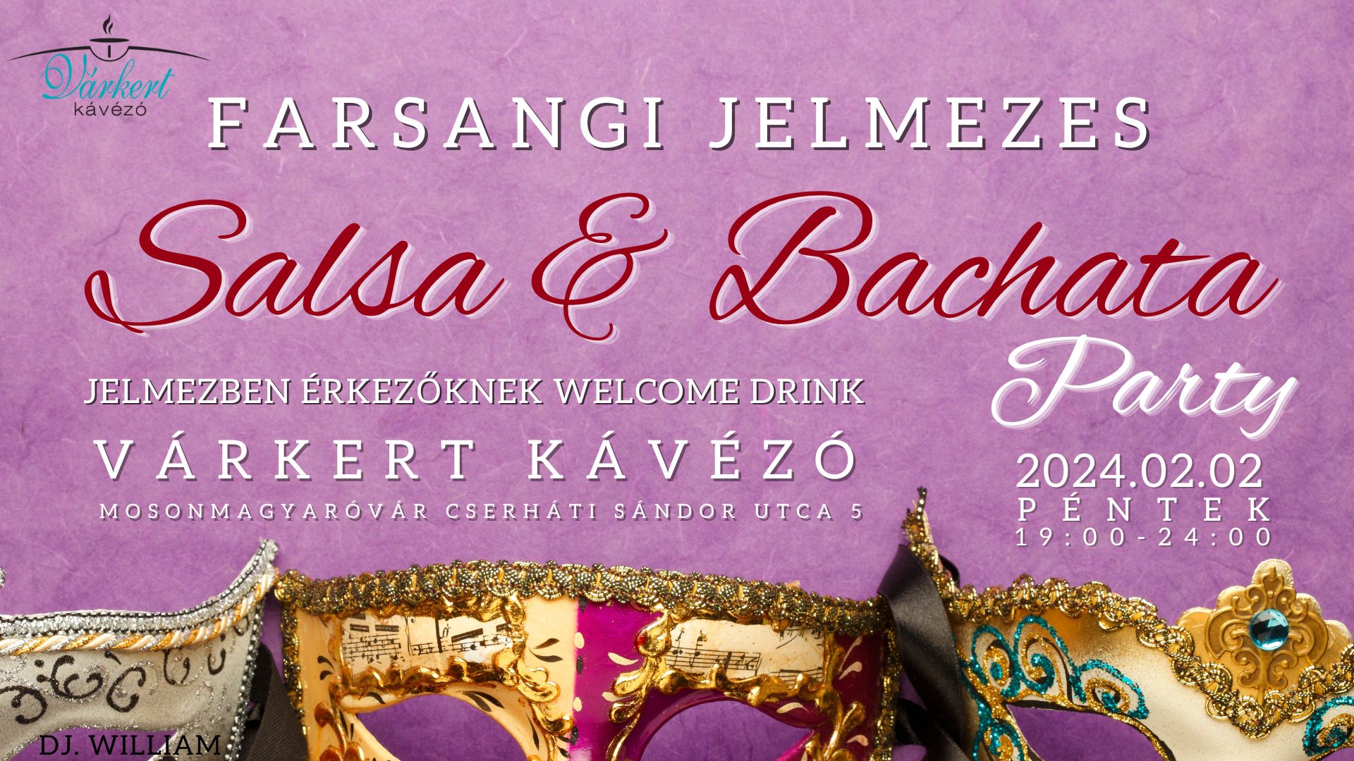 Salsa & Bachata Party a Várkertben!