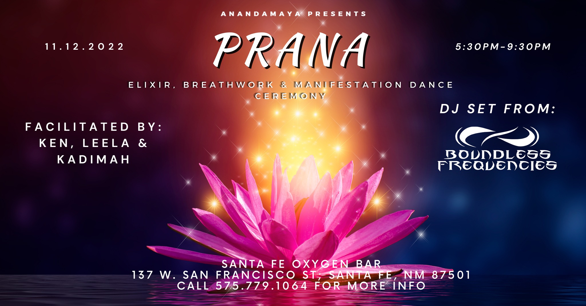 Prana (Elixir, Breathwork & Dance Ceremony)