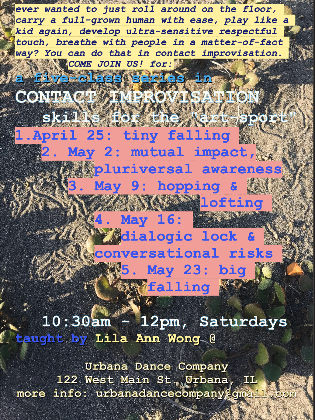 Contact Improvisation: skills for the "art-sport"