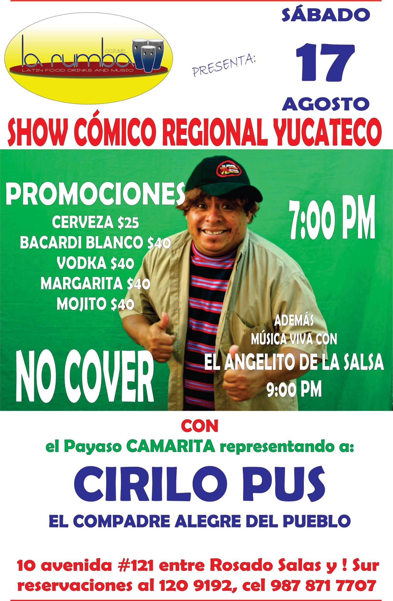 SÁBADO DE COMEDIA Y SABOR!