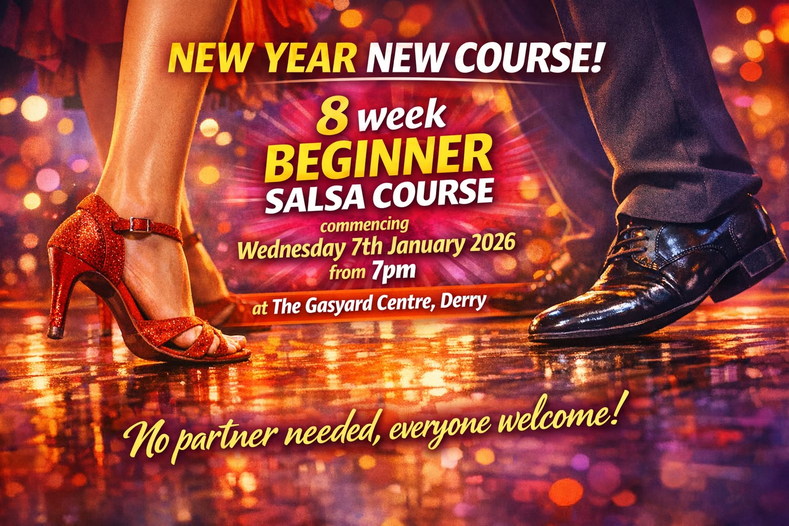 New 8 week BEGINNER SALSA COURSE