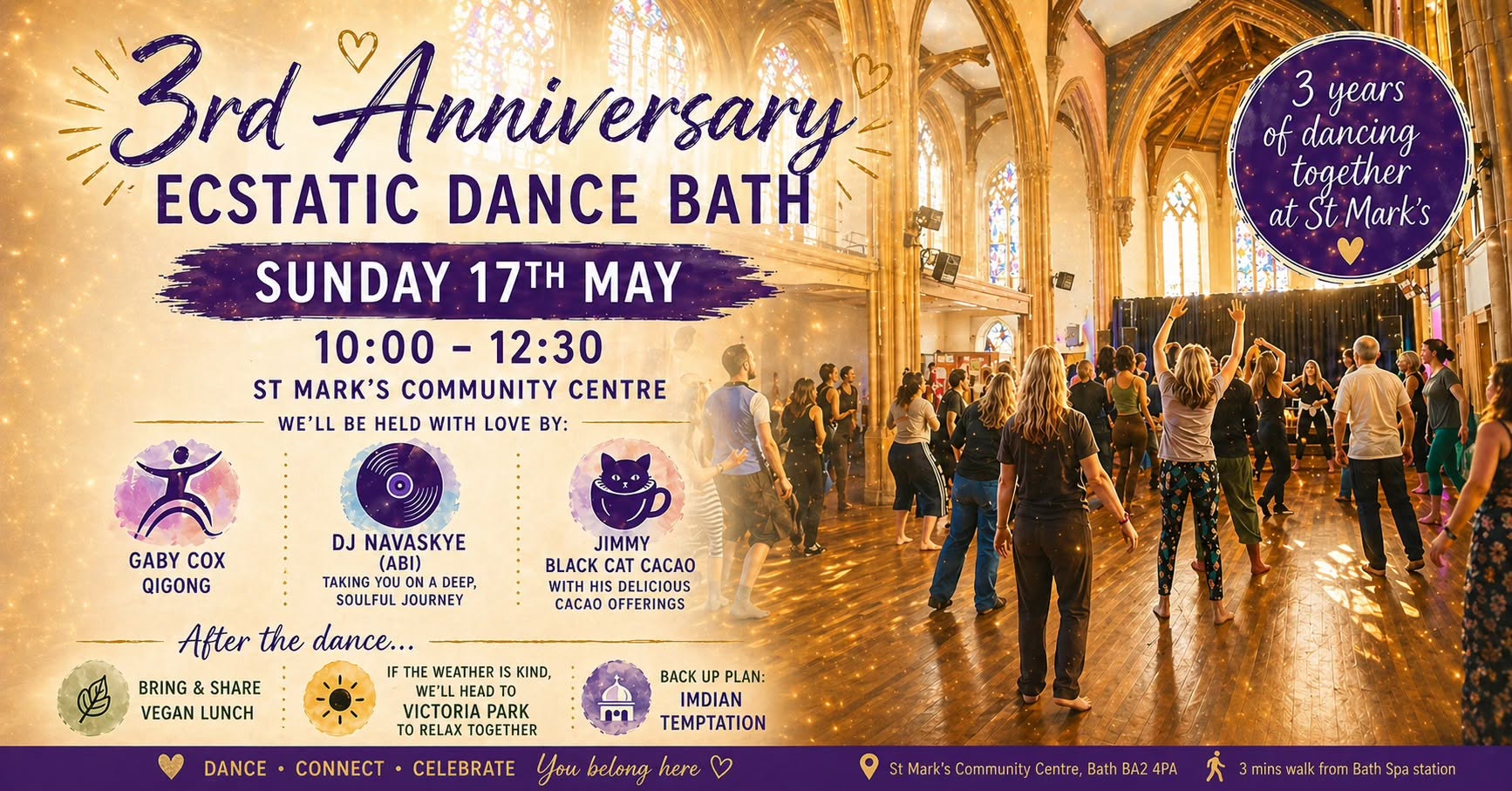 Ecstatic Dance Bath - 3rd Anniversary Dance!