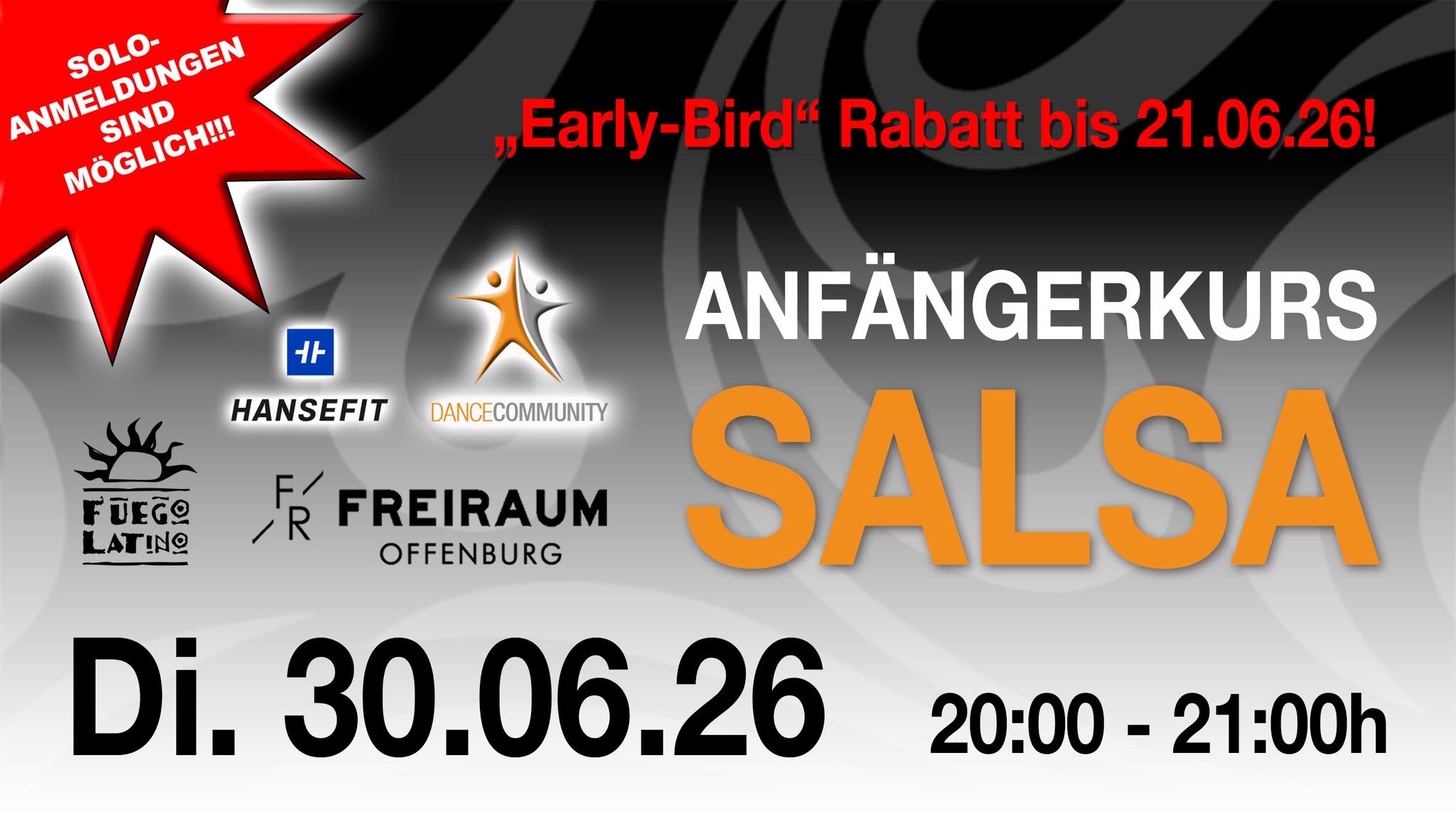 Salsa-Anfängerkurs im FREIRAUM OFFENBURG