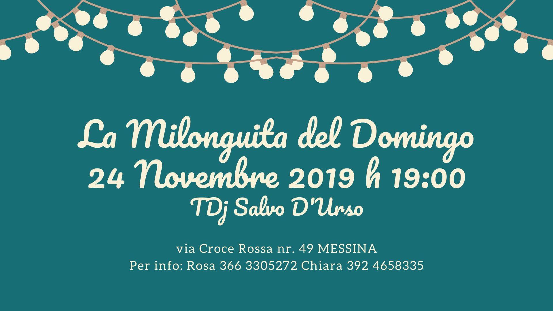 La Milonguita del Domingo Messina (nuova location!)