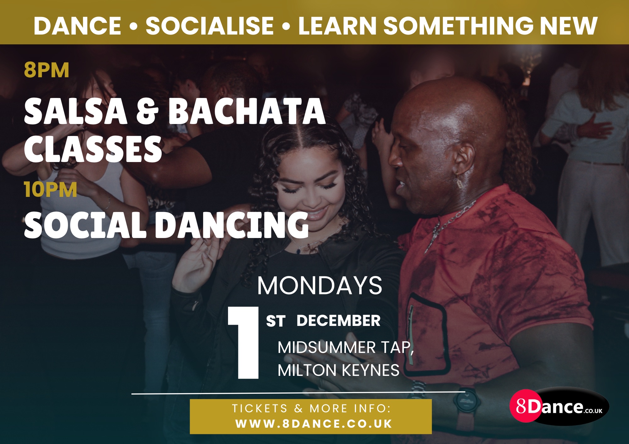 8Dance Mondays Salsa&Bachata Classes ❤️🔥