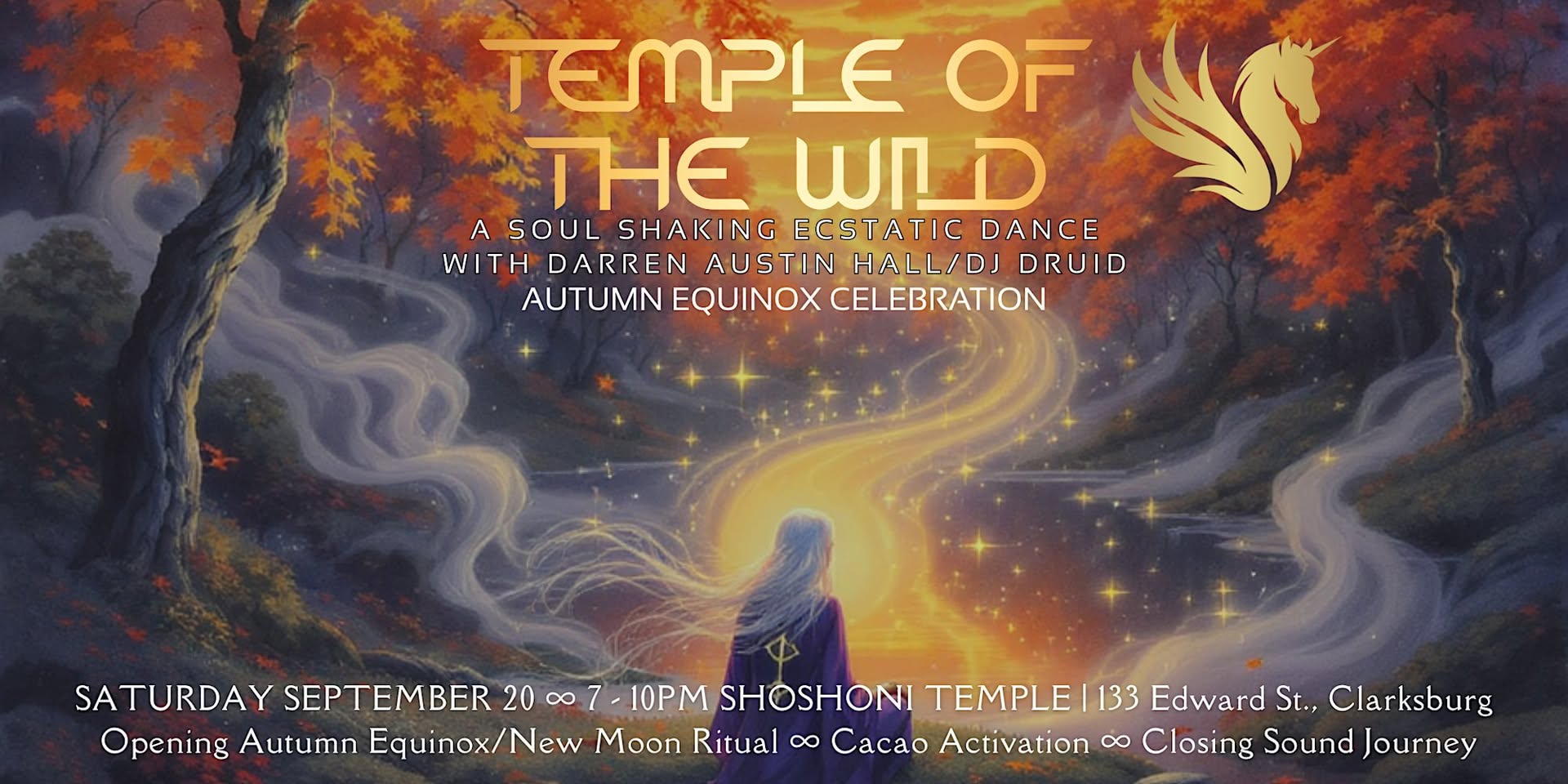 TEMPLE OF THE WILD: Autumn Equinox New Moon Ecstatic Dance Ceremony
