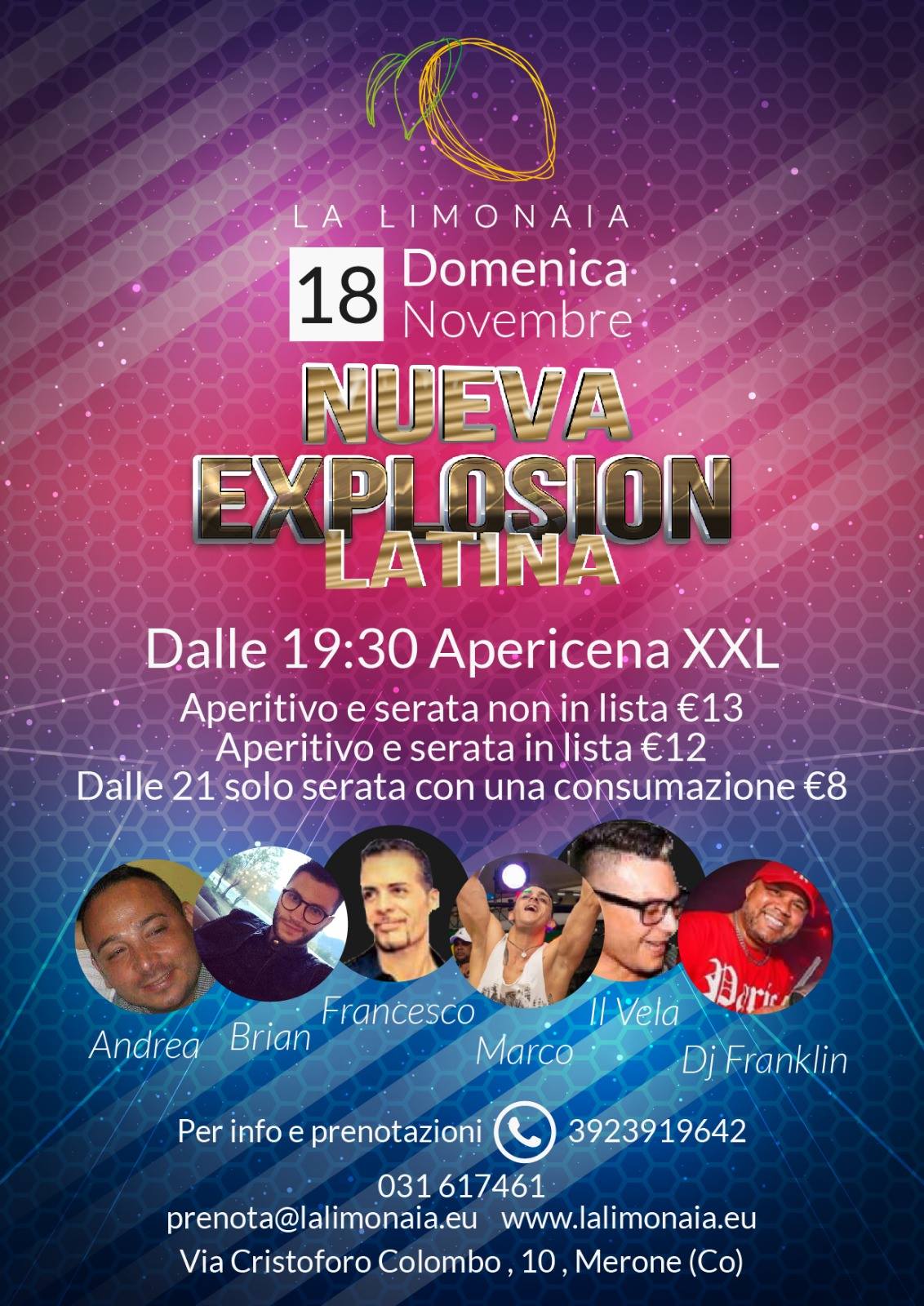 Nueva Explosion Latina a La Limonaia