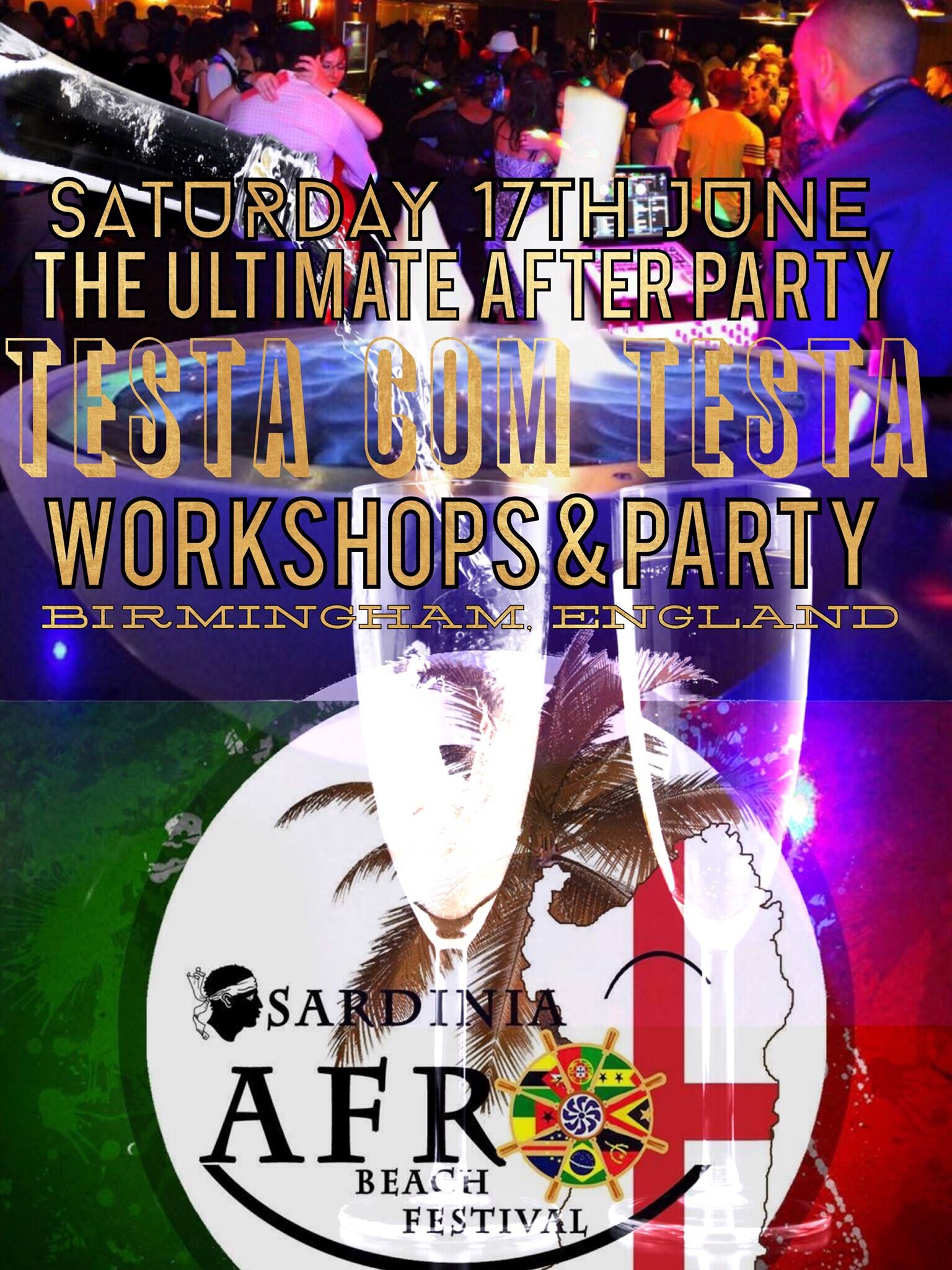 ★SABF Ultimate&Official AfterParty★Testa com Testa★UK★June 17th