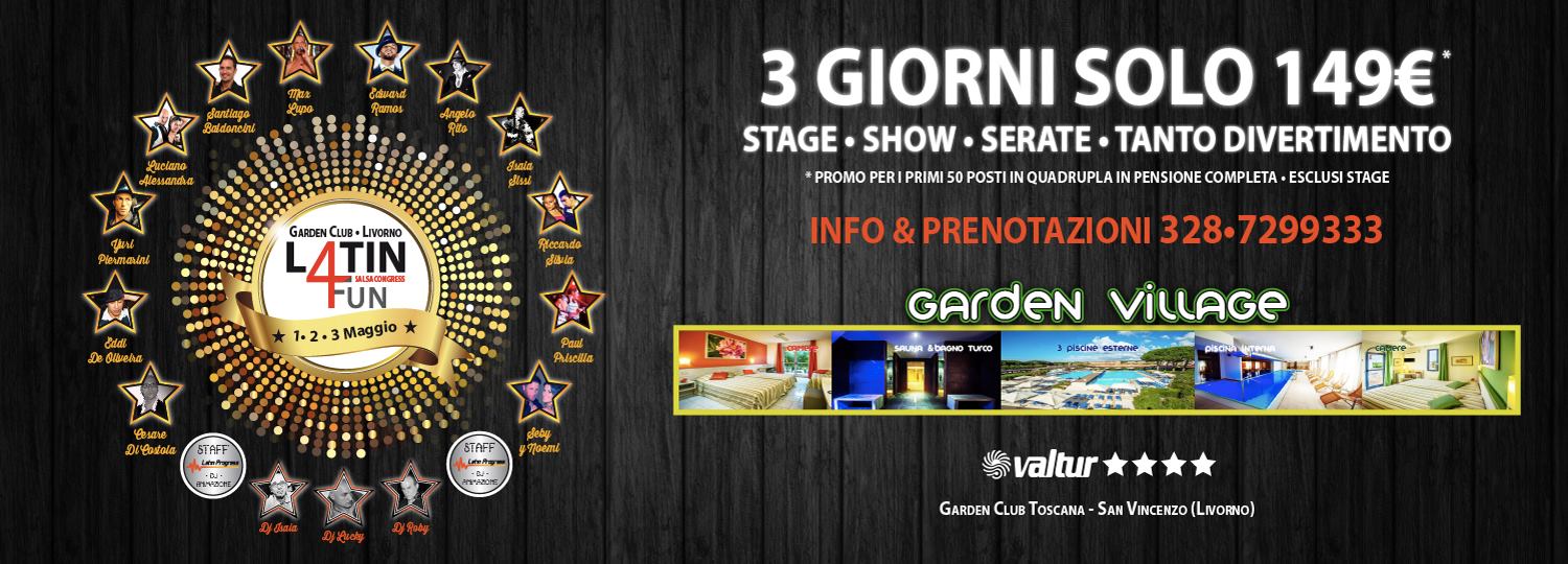 ☆ 1 • 2 • 3 MAGGIO ☆ LATIN 4 FUN SALSA CONGRESS ☆ VILLAGGIO VALTUR TOSCANA ☆