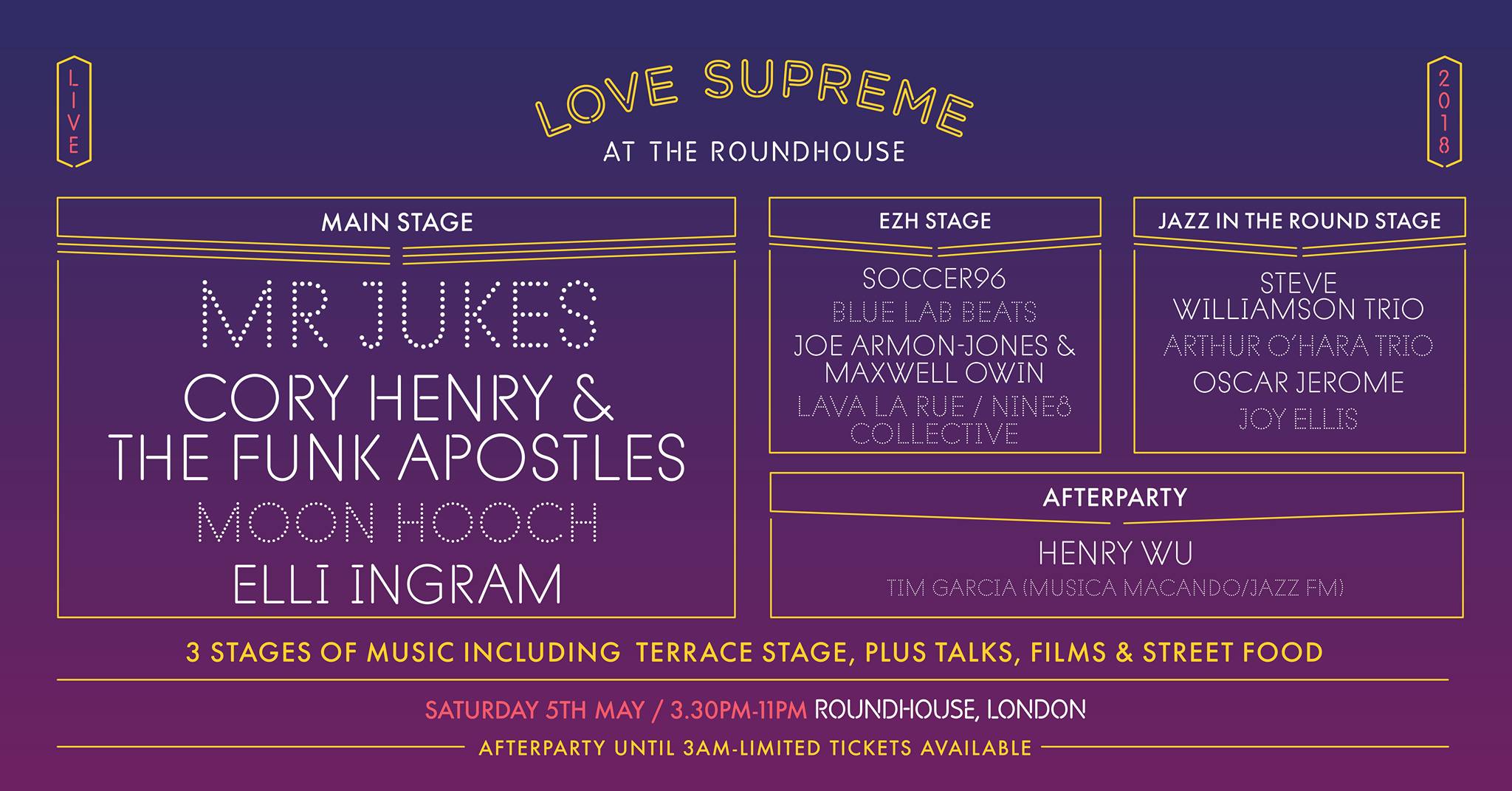 Mr Jukes, Cory Henry & more - Love Supreme at the Roundhouse