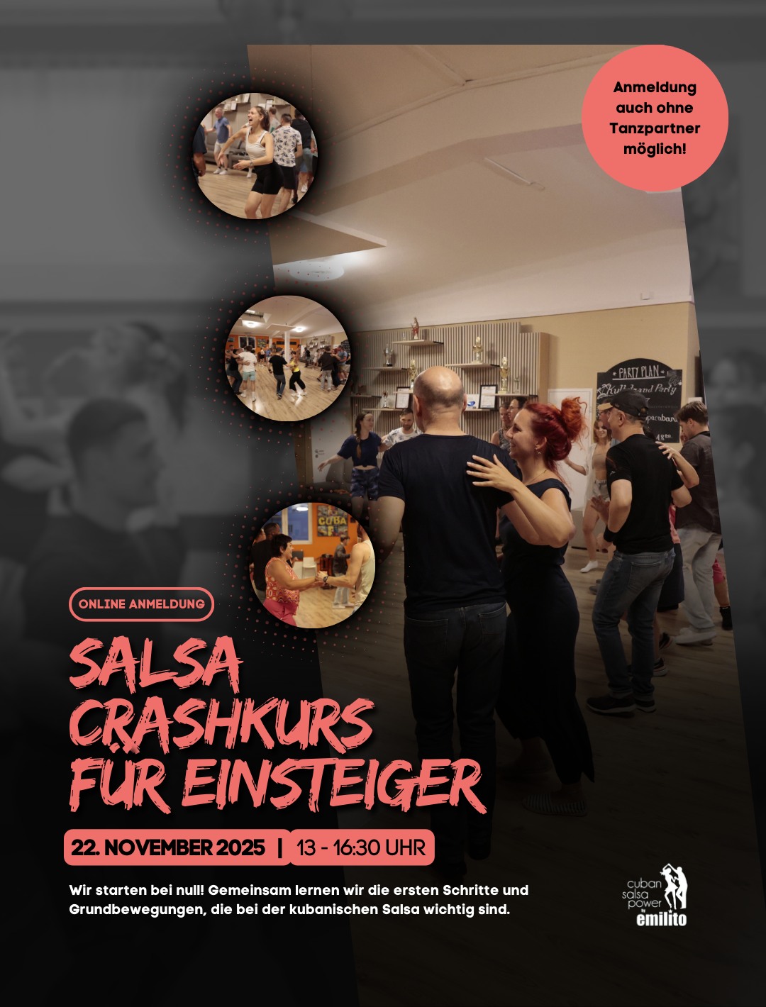 Salsa Crashkurs für Einsteiger @ Cuban Salsa Power Augsburg