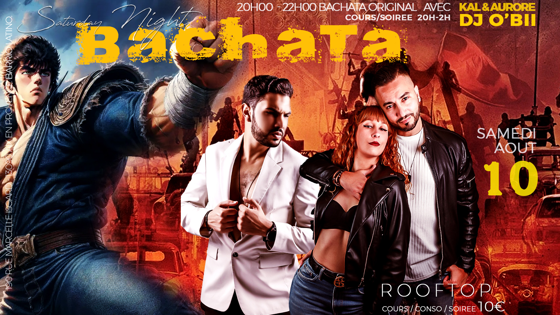 Saturday Night Bachata SAMEDI 10 AOUT- Team Original