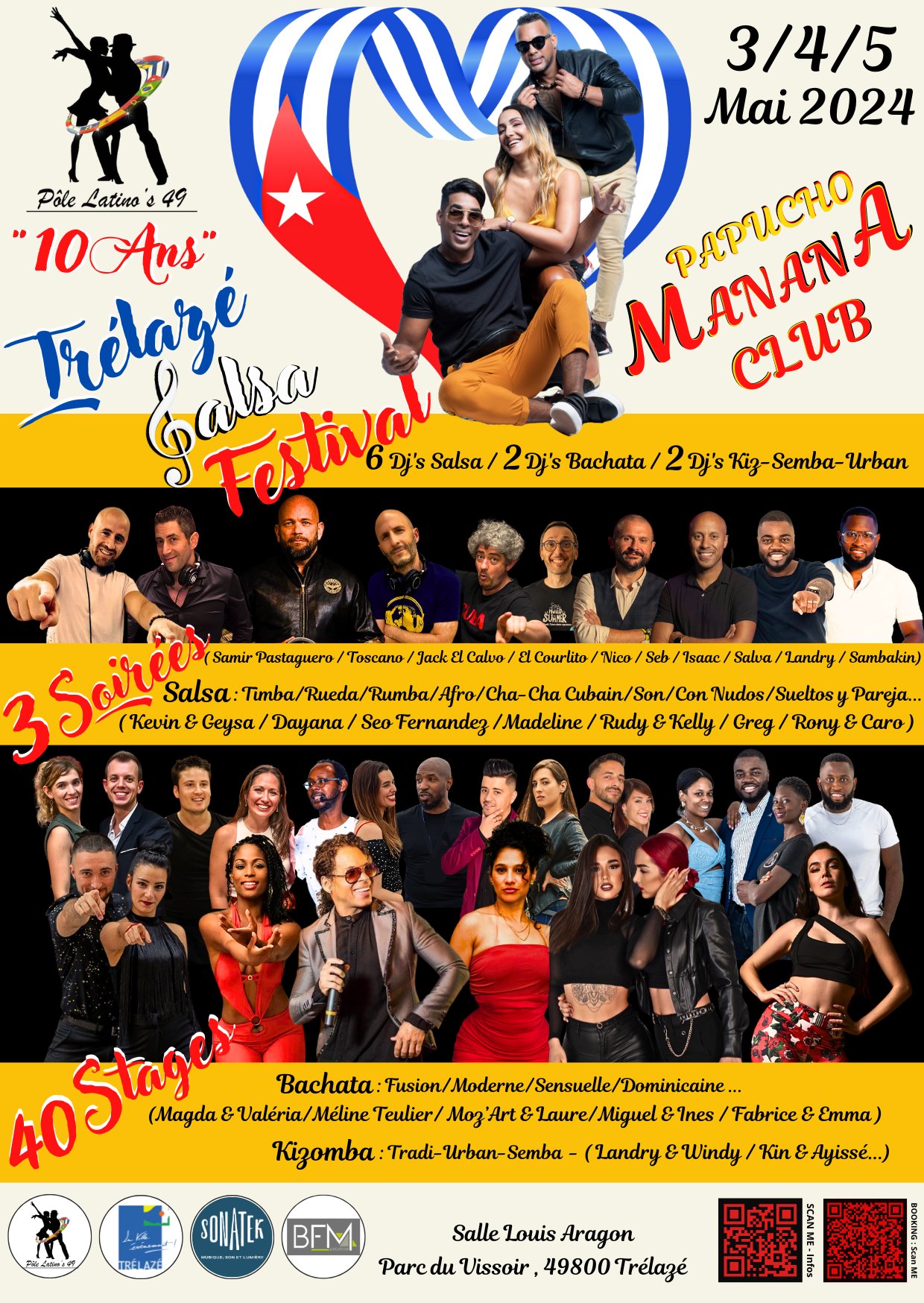 Trélazé Salsa Festival 9ème édition "10 ans de l'association"