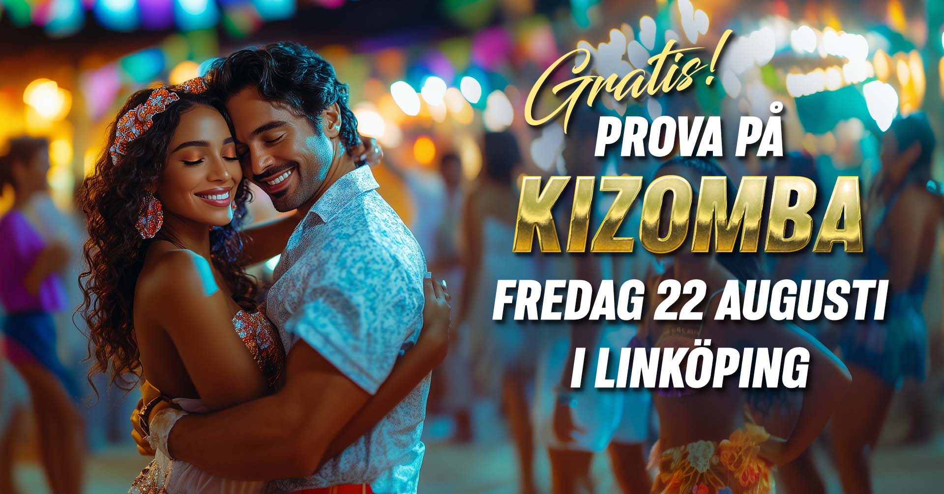 ๐ฅGRATIS๐ฅ prova pรฅ KIZOMBA i Linkรถping + Social Dans (SaBaKi)