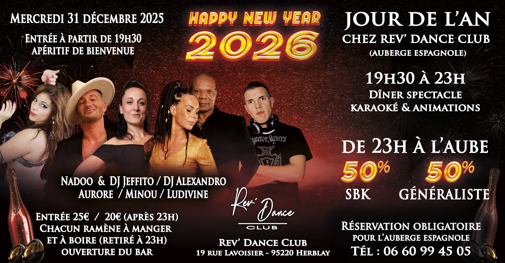Mercredi 31 déc. - Happy New Year 2026