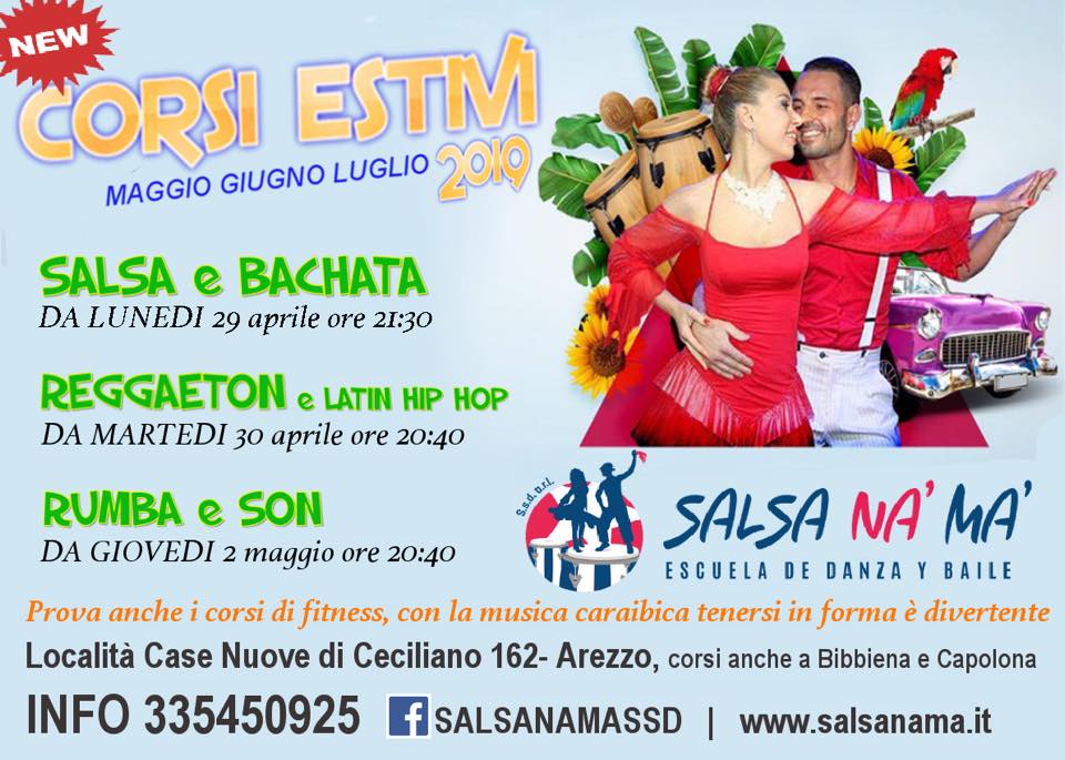 Cᴏʀsɪ ᴇsᴛɪᴠɪ ₂₀₁₉ Salsa Na’ Ma’ , ᴍᴀɢɢɪᴏ ɢɪᴜɢɴᴏ ʟᴜɢʟɪᴏ