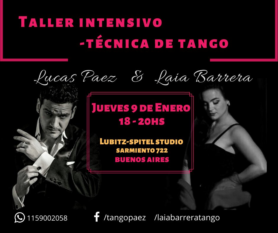 Taller intensivo de técnica de tango