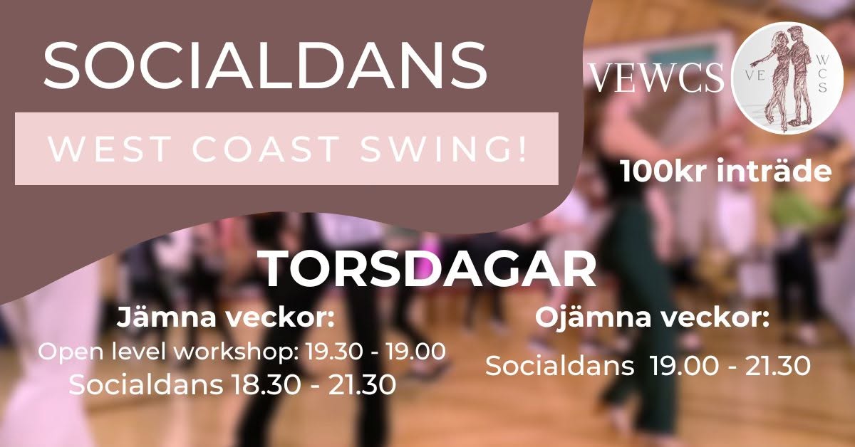 WCS - Socialdans Torsdagar - 10 9 Uppsala
