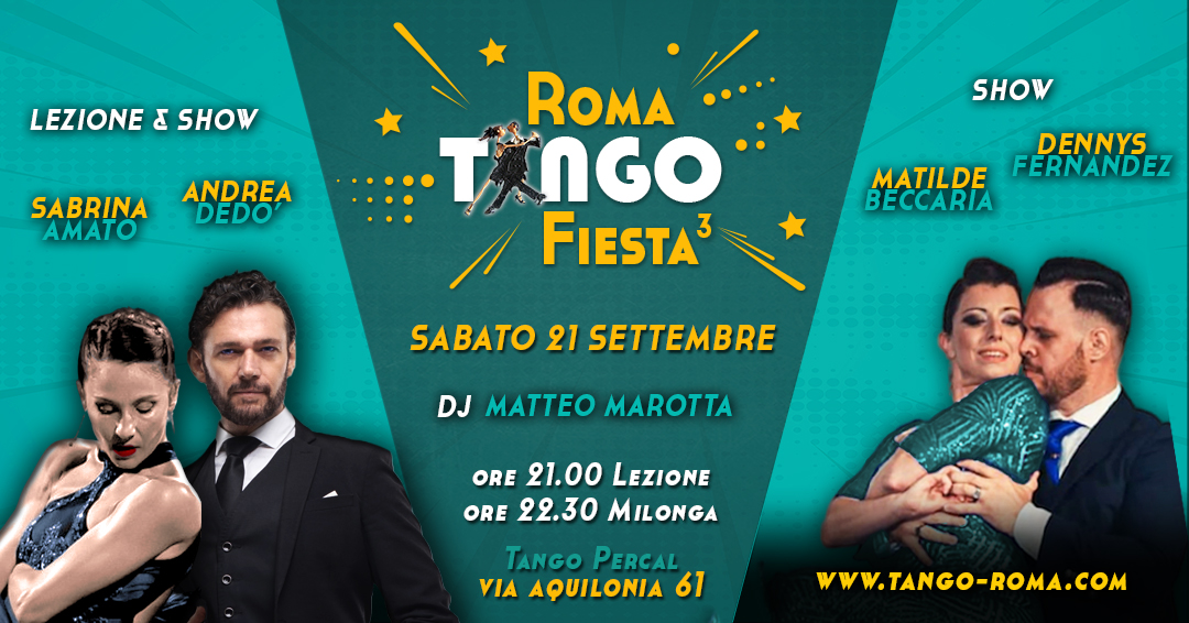 Ultima 💥Roma Tango Fiesta💥 La Gran Fiesta con Doppio Show